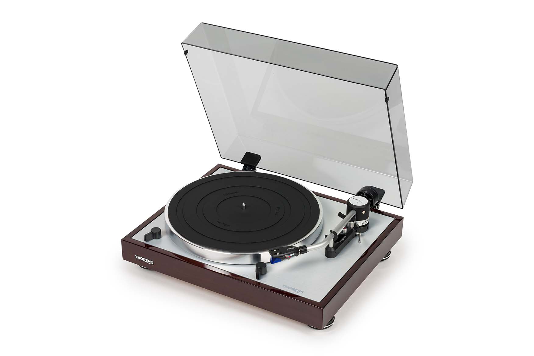 Thorens TD-403DD TP150 Ortofon 2M blue highgloss walnut виниловый проигрыватель