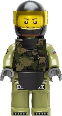 Конструктор Армия России ''Минифигурка Российская Армия'' - АР-01013