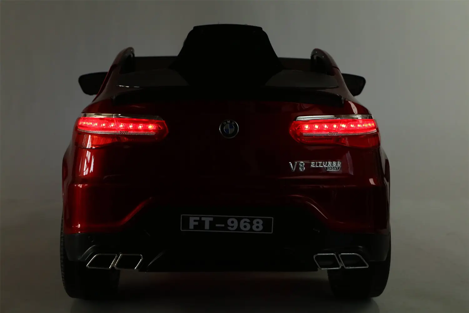 Электромобиль BMW X6M 12V (полный привод, EVA) - FT-968-RED-PAINT