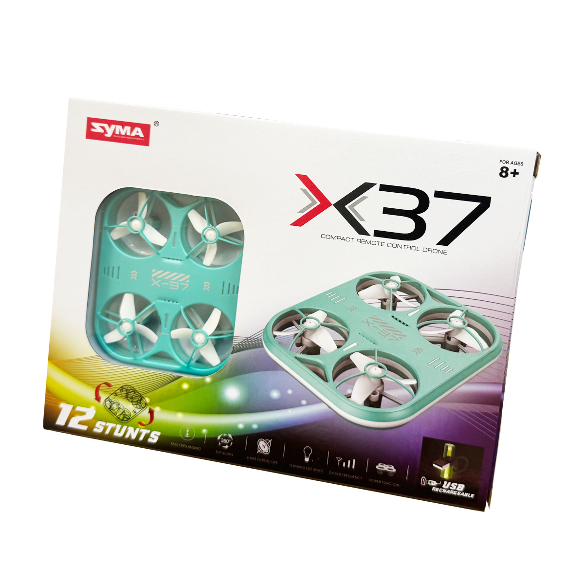 Радиоуправляемый квадрокоптер SYMA X37 - SYMA-X37-GREEN