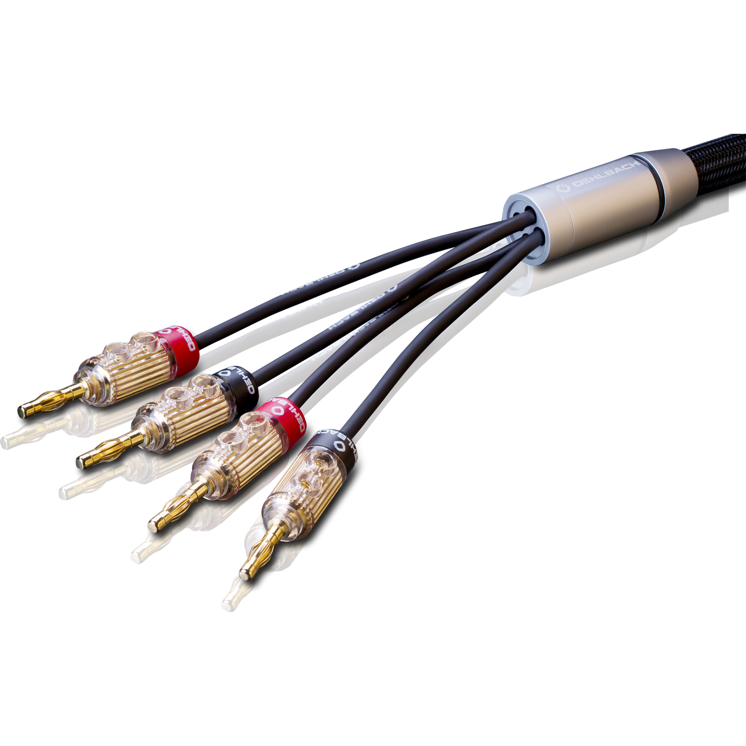 Oehlbach STATE OF THE ART XXL Fusion Four Cable Set 2x2,5m bi-amping w.banana Акустический кабель D1C14324