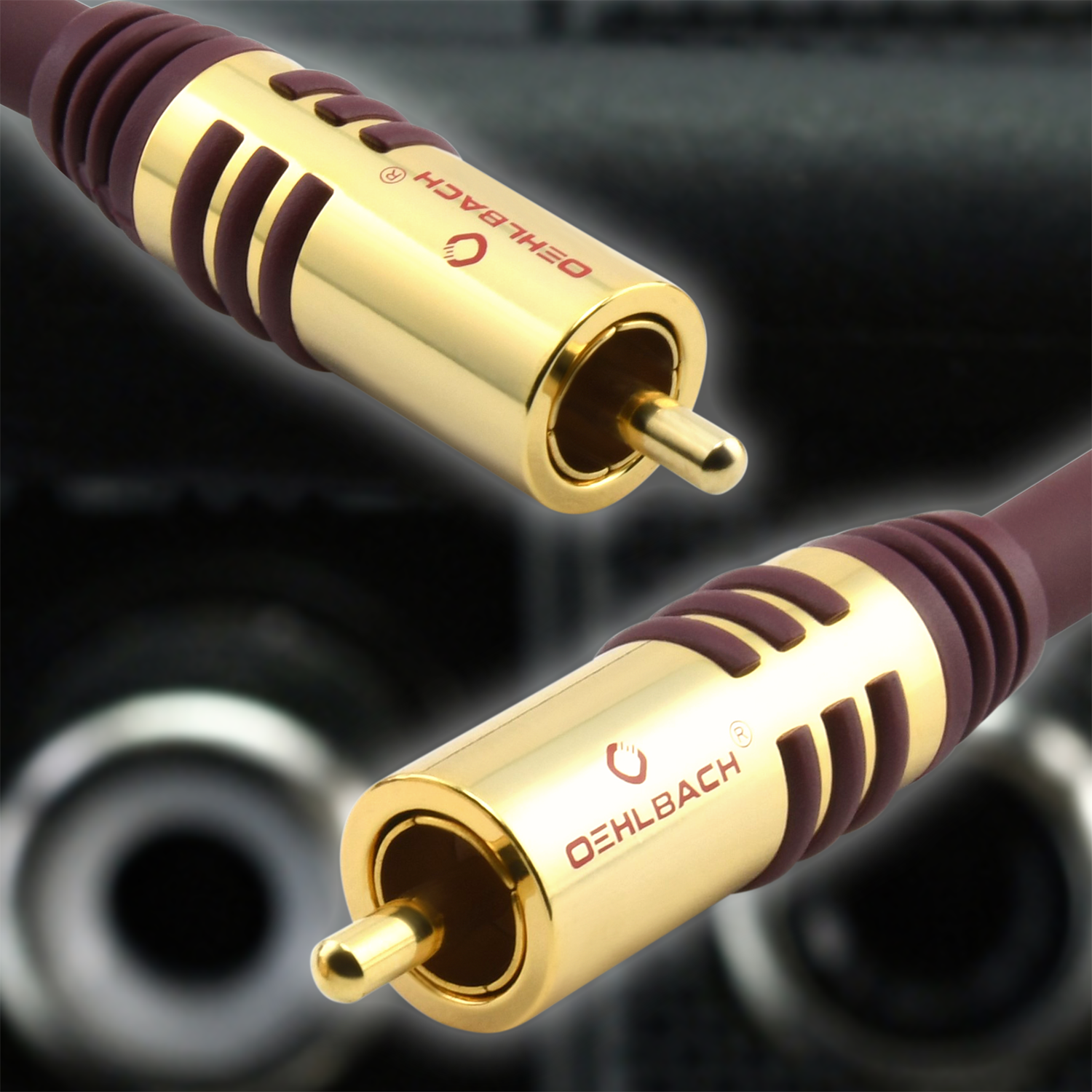 Oehlbach PERFORMANCE NF Sub-cable cinch/cinch, 3m mono red Сабвуферный кабель D1C20533
