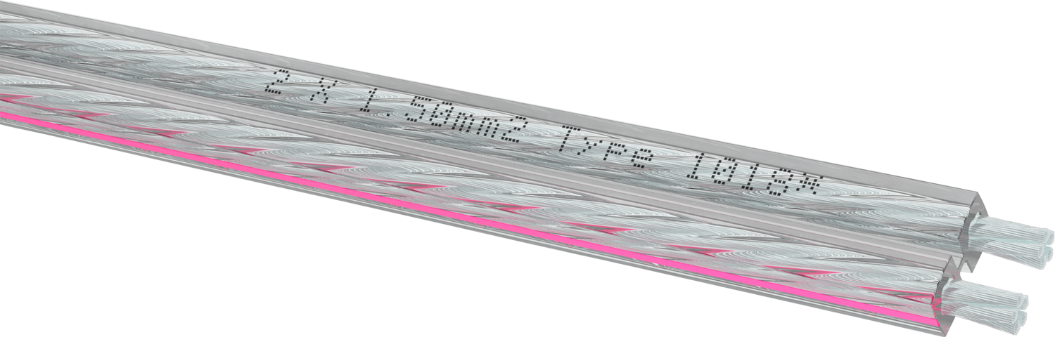 Oehlbach EXCELLENCE Silverline Speaker Cable, 2x1,5mm2 clear 100M Акустический кабель D1C1018