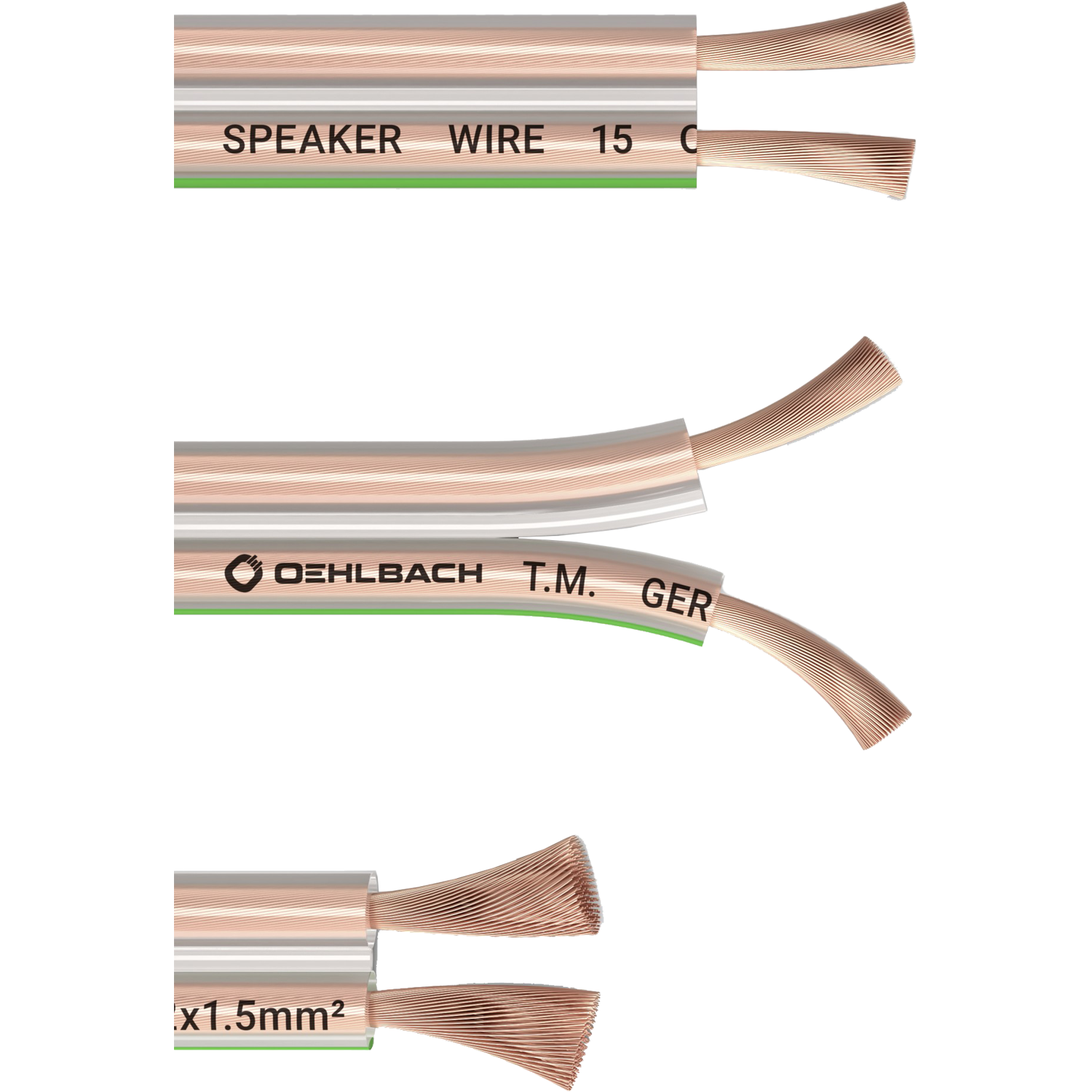 Oehlbach PERFORMANCE Speaker Cable 2x1,50mm2 clear 30m Spool Акустический кабель D1C107