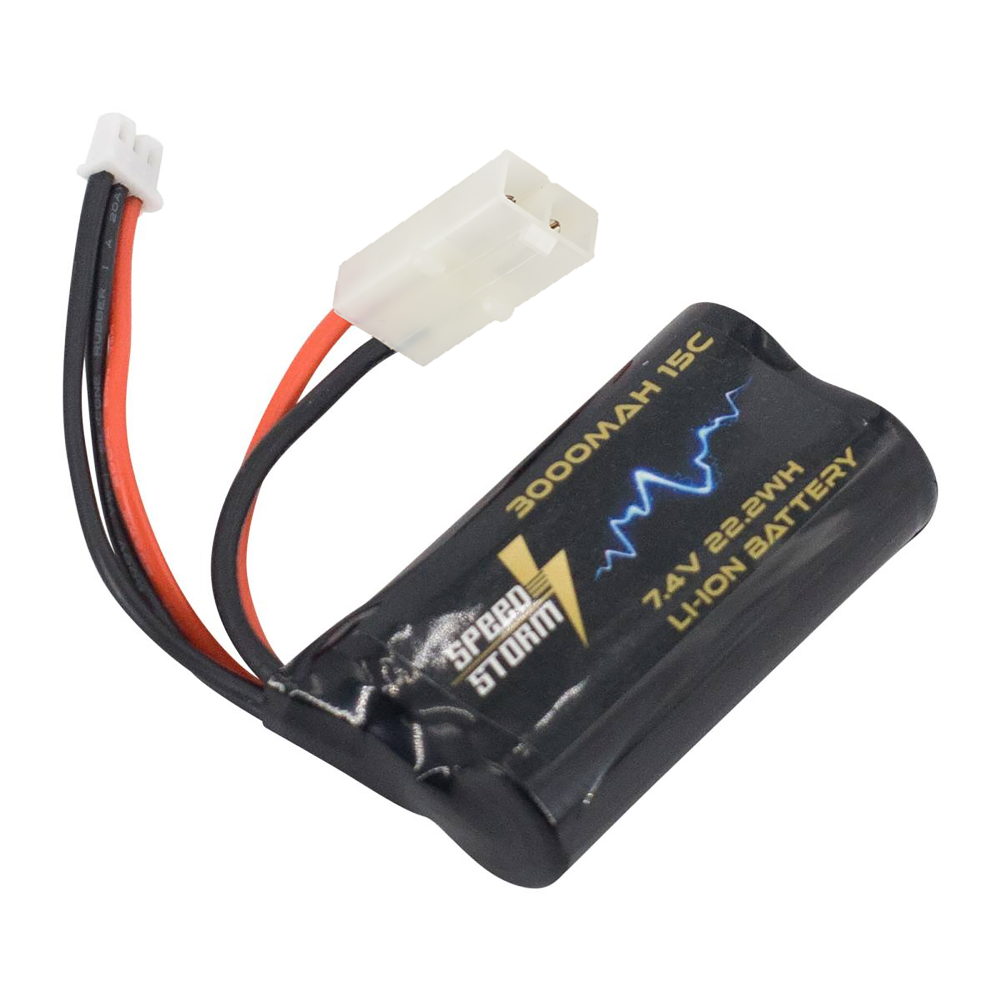 Аккумулятор Speed Storm Li-ion 18650 7.4V 3000 mAh разъем Tamiya - SS-2S3000-TAMIYA