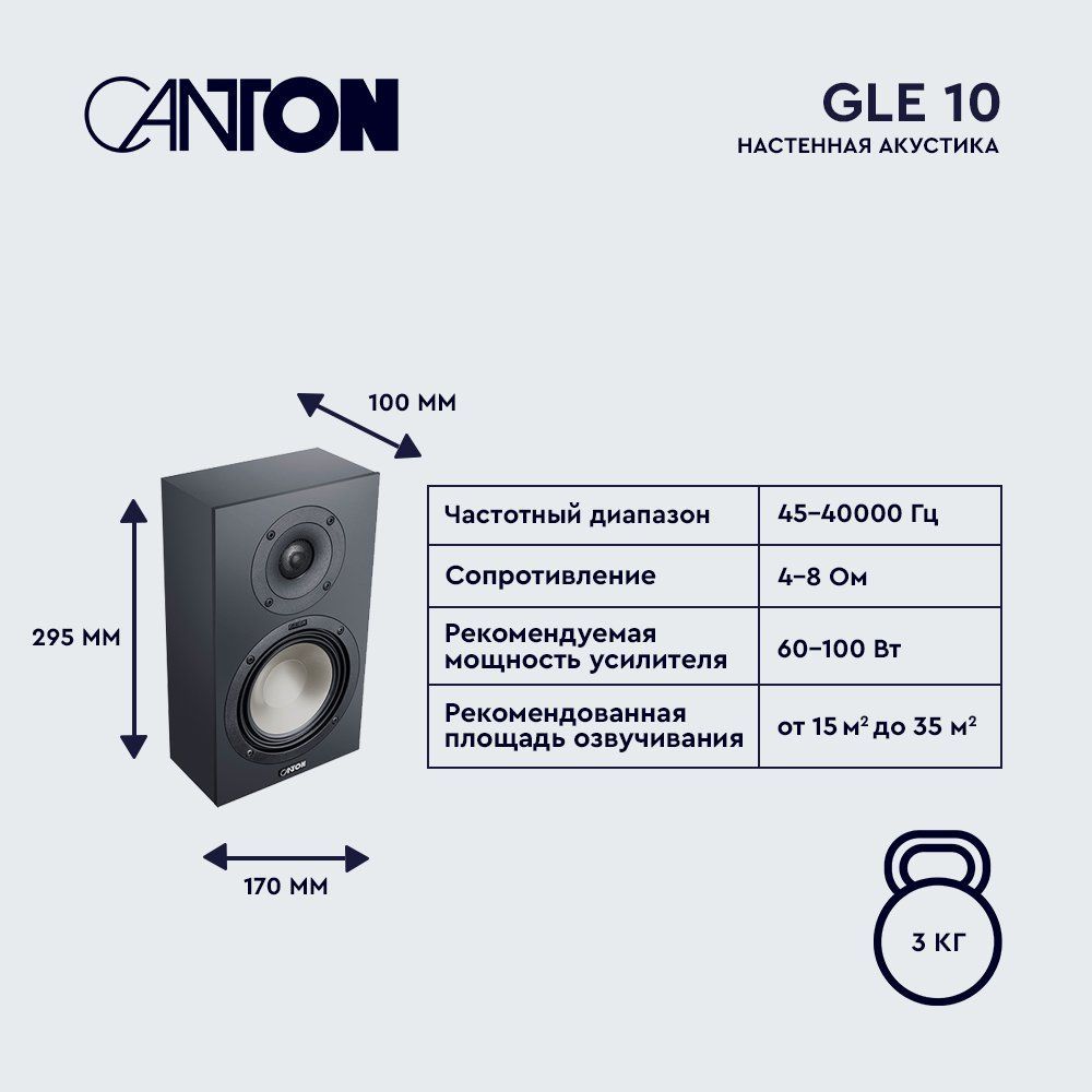 Canton Smart Cinema GLE I Black - комплект домашнего кинотеатра