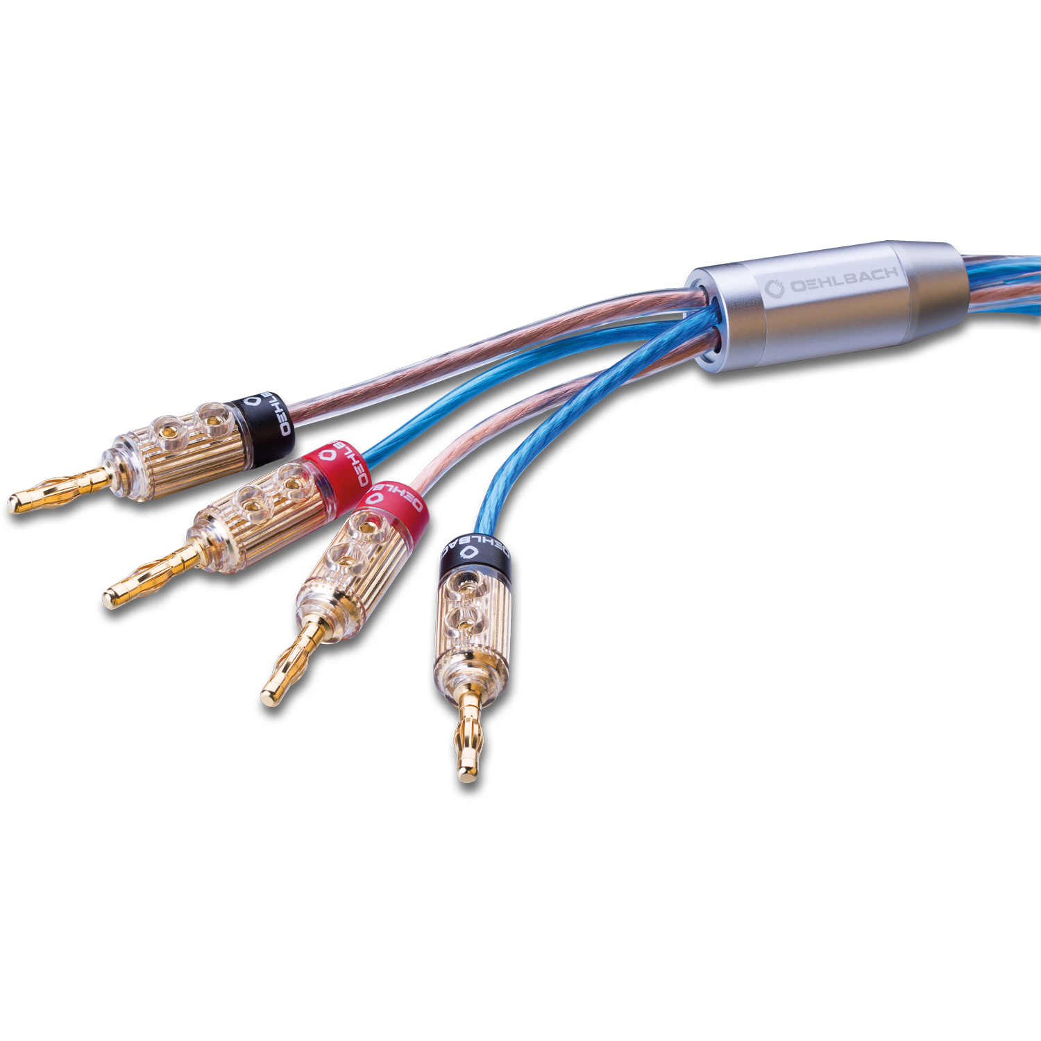 Oehlbach EXCELLENCE Bi Tech 4 speakercable 2x2m 4->4 Banana Акустический кабель D1C10822