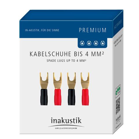 Inakustik Premium Spade Lug red вилка