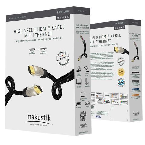 Inakustik Exzellenz HDMI 3.0 m кабель HDMI