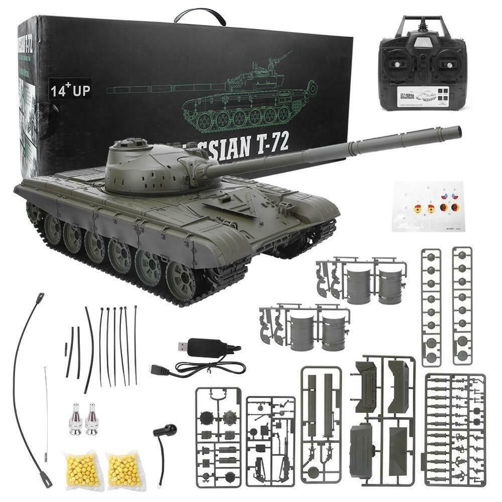 Радиоуправляемый танк Heng Long Т-72 S version V7.0 масштаб 1:16 RTR 2.4GHz - 3939-1Upg V7.0