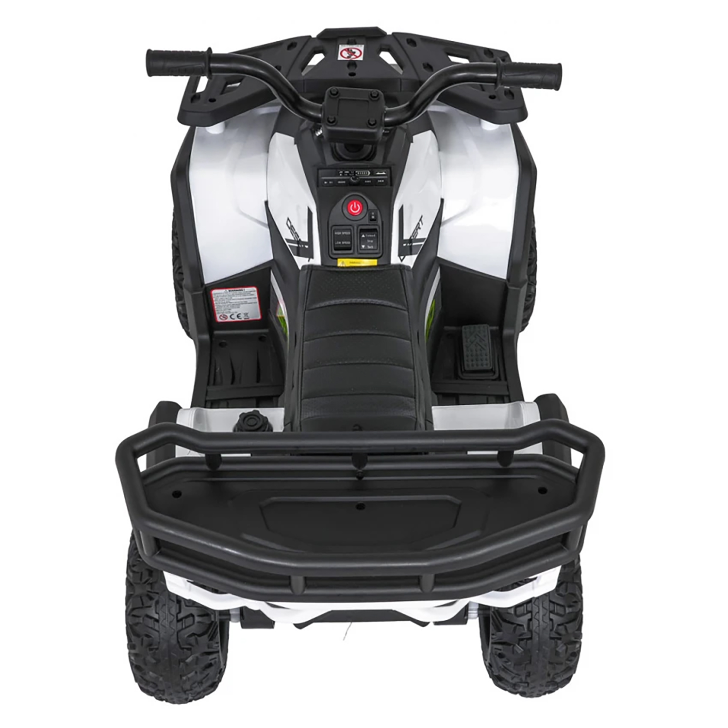 Детский электромобиль квадроцикл X-Robust (белый, 24V, 4WD, пульт, EVA) - XMX651-24V-4WD-WHITE