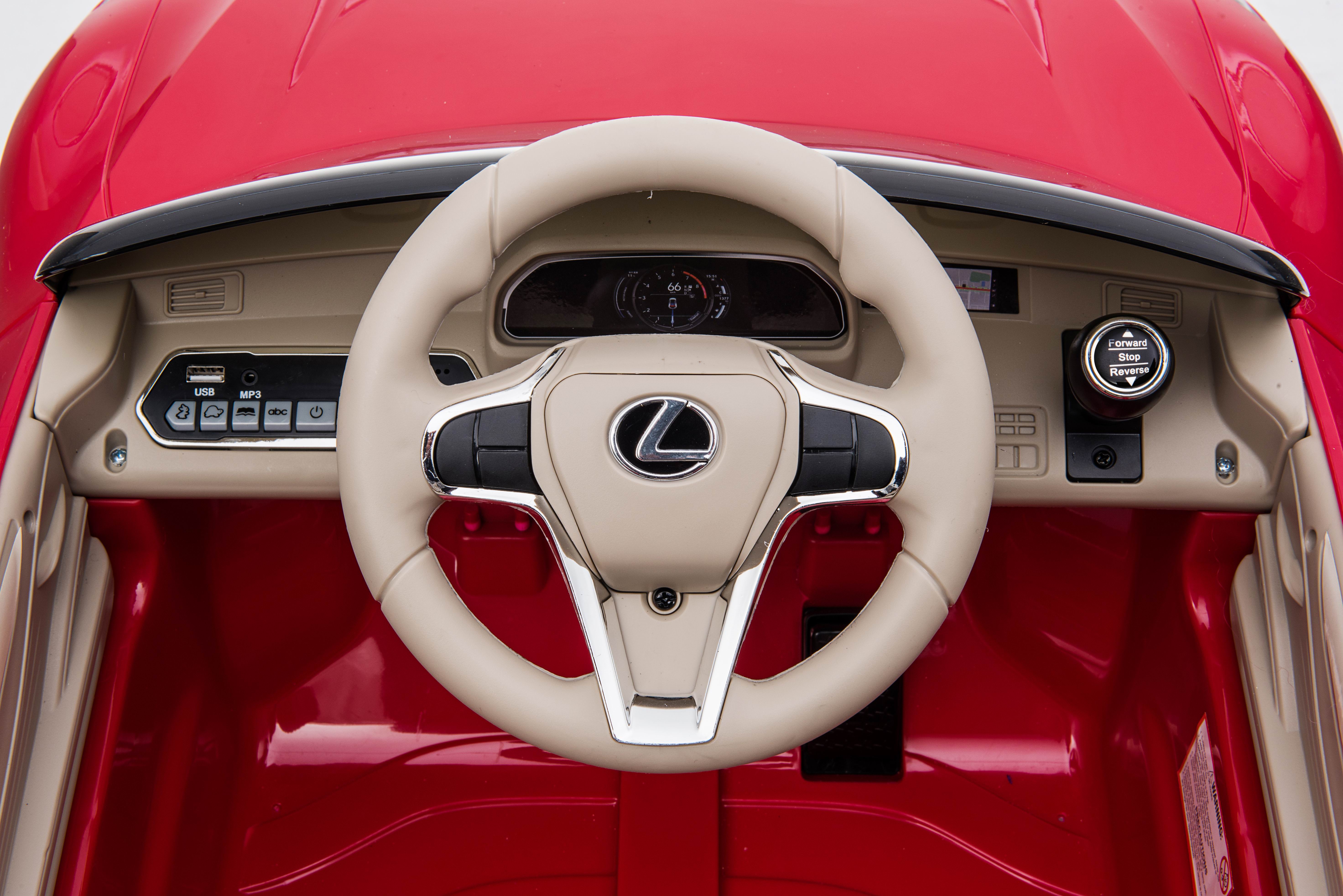 Детский электромобиль Lexus LC500 12V - JE1618-RED-PAINT
