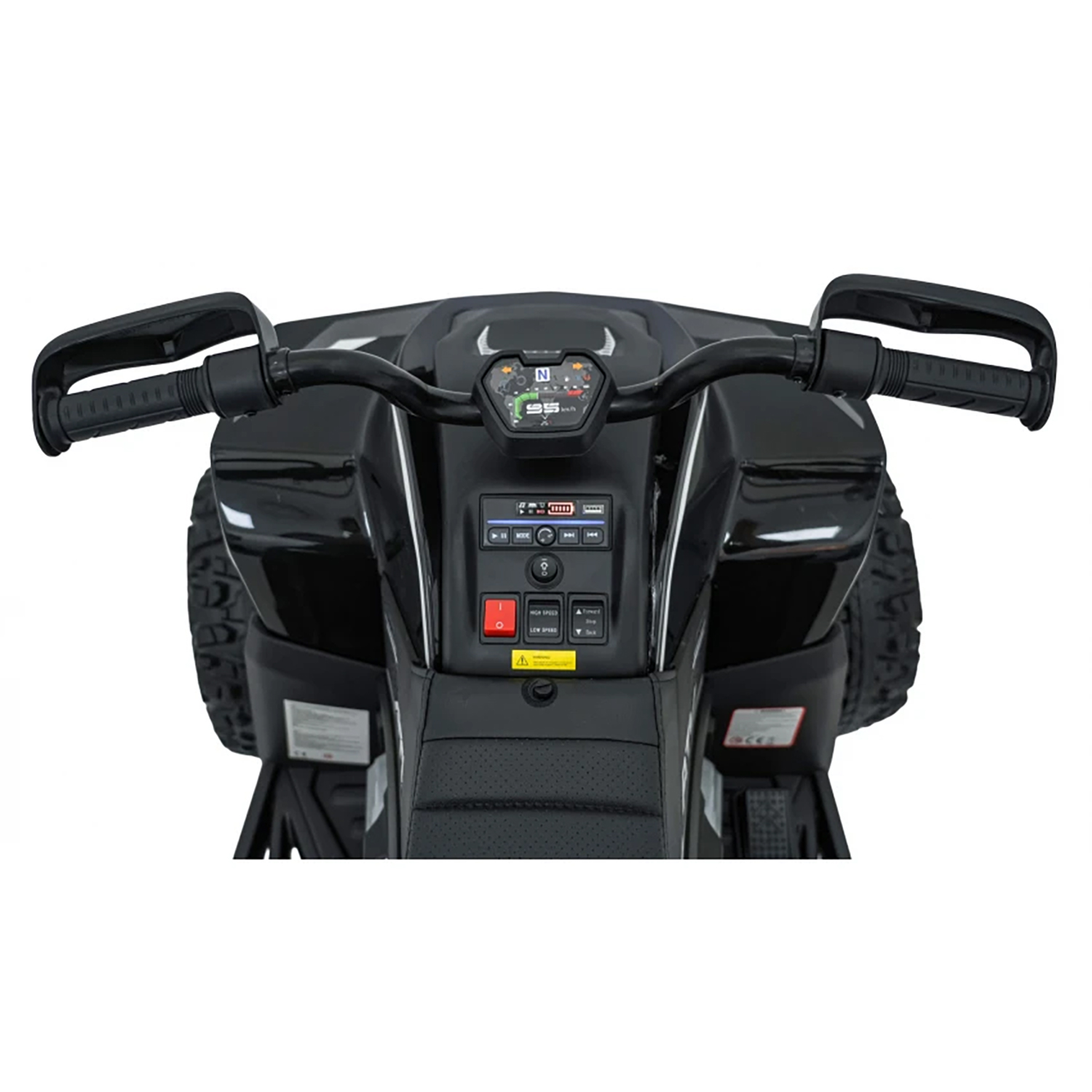 Детский электромобиль квадроцикл Outlander (черный, 24V, 4WD, пульт, EVA) - XMX652-24V-4WD-BLACK