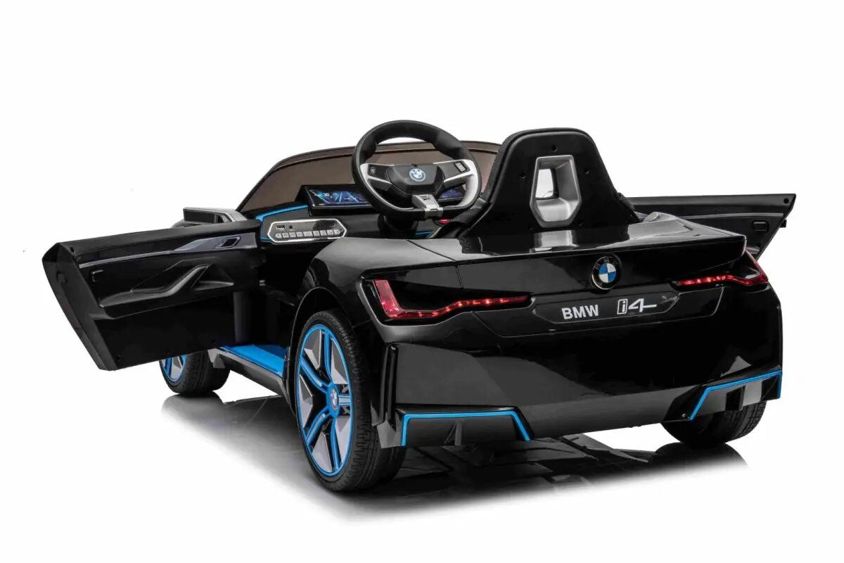 Детский электромобиль BMW I4 (полный привод, 12V) - JE1009-BLACK