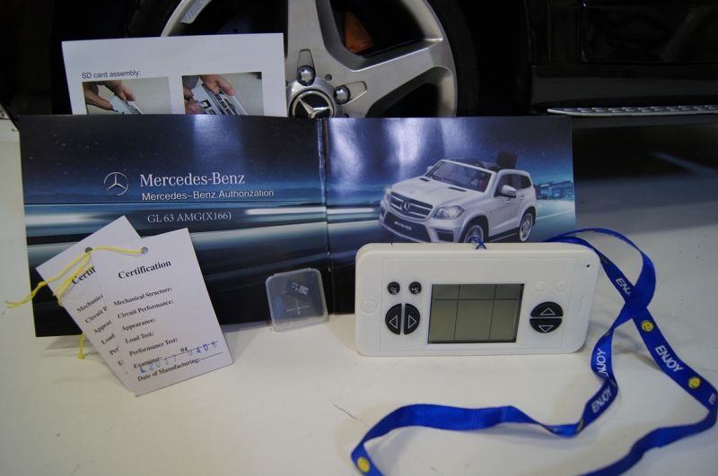 Детский электромобиль Mercedes GL63 AMG Black LUXURY 4WD MP4 2.4G - SX1588-H