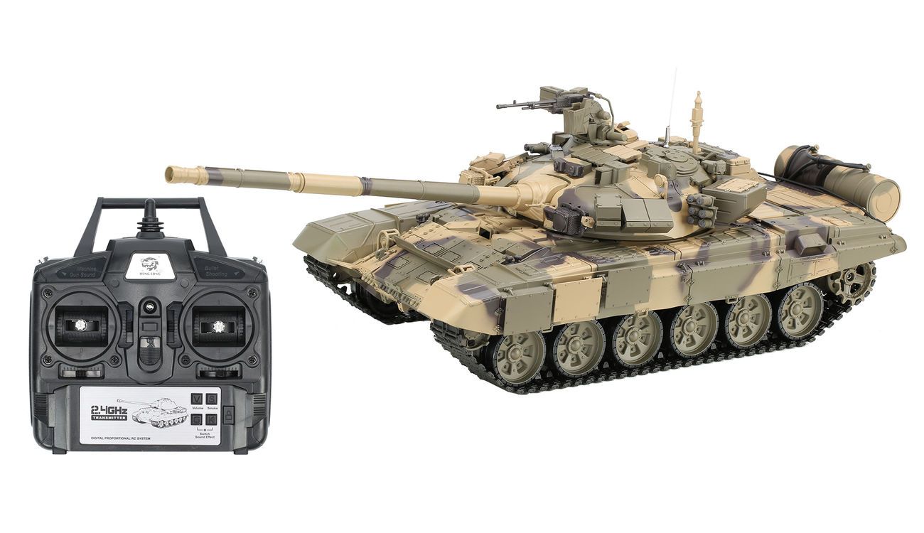 Радиоуправляемый танк Heng Long Т-90 S version V7.0 масштаб 1:16 RTR 2.4G - 3938-1Upg V7.0