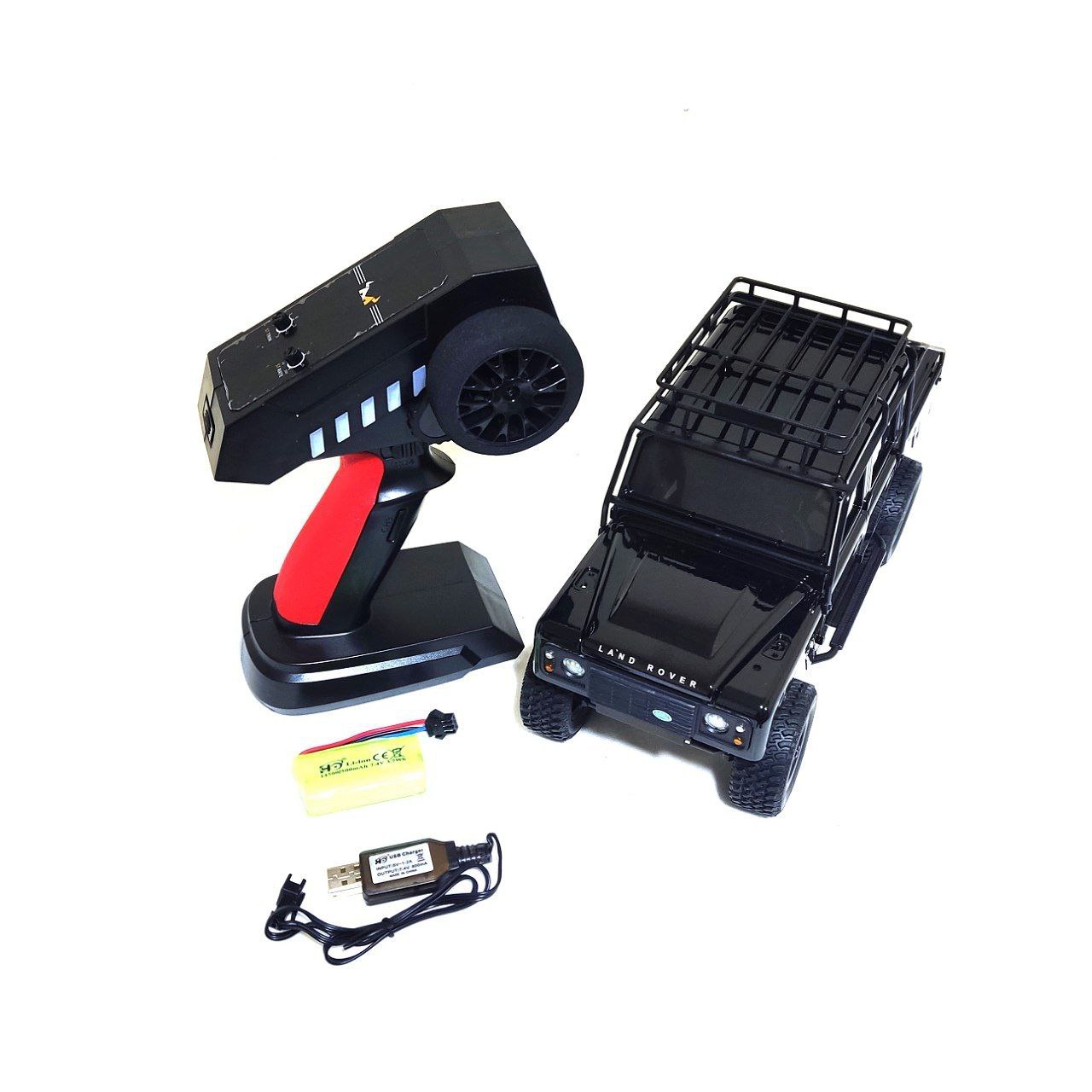 Радиоуправляемый внедорожник Land Rover Defender 4WD 1:18 - MN-111-BLACK