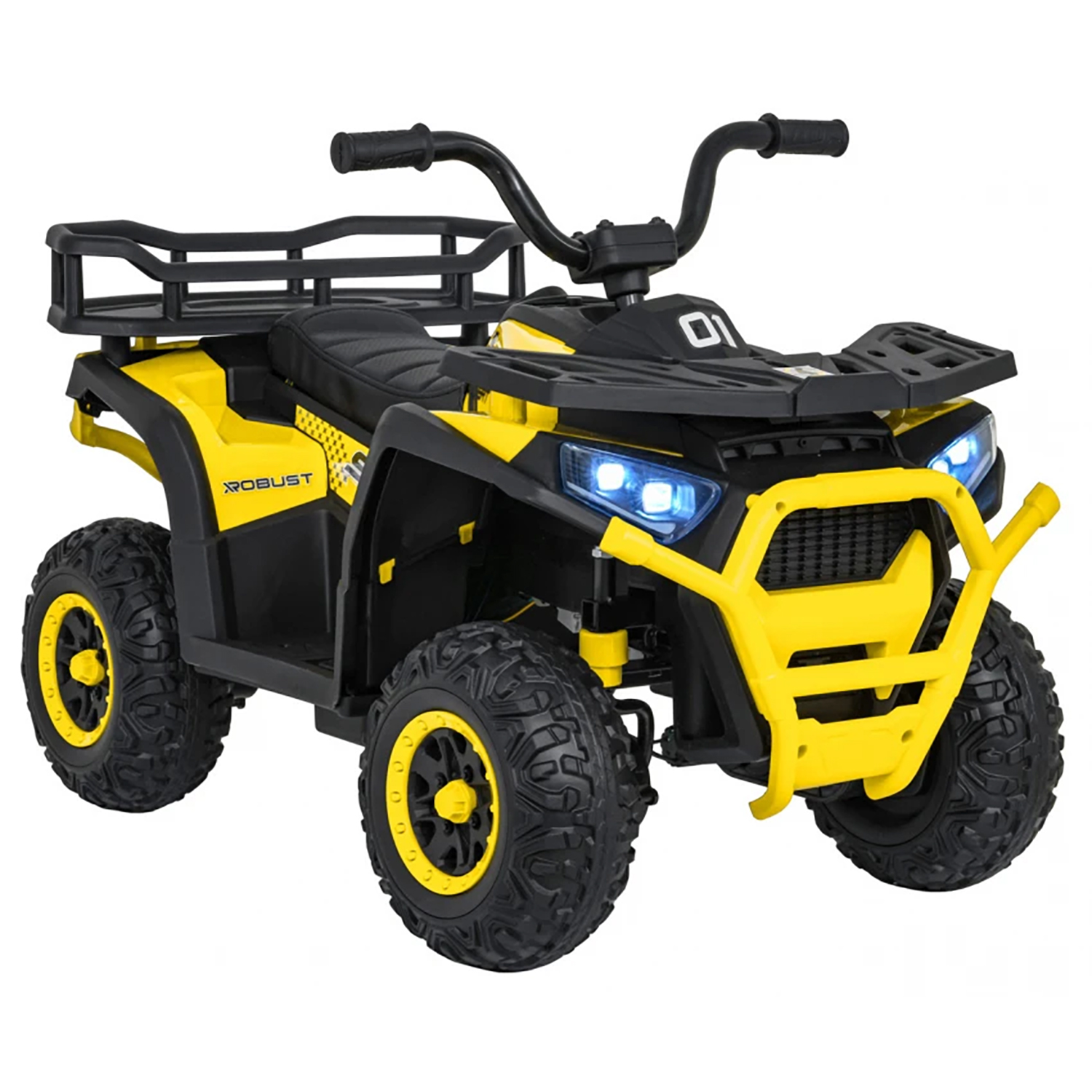 Детский электромобиль квадроцикл X-Robust (желтый, 24V, 4WD, пульт, EVA) - XMX651-24V-4WD-YELLOW