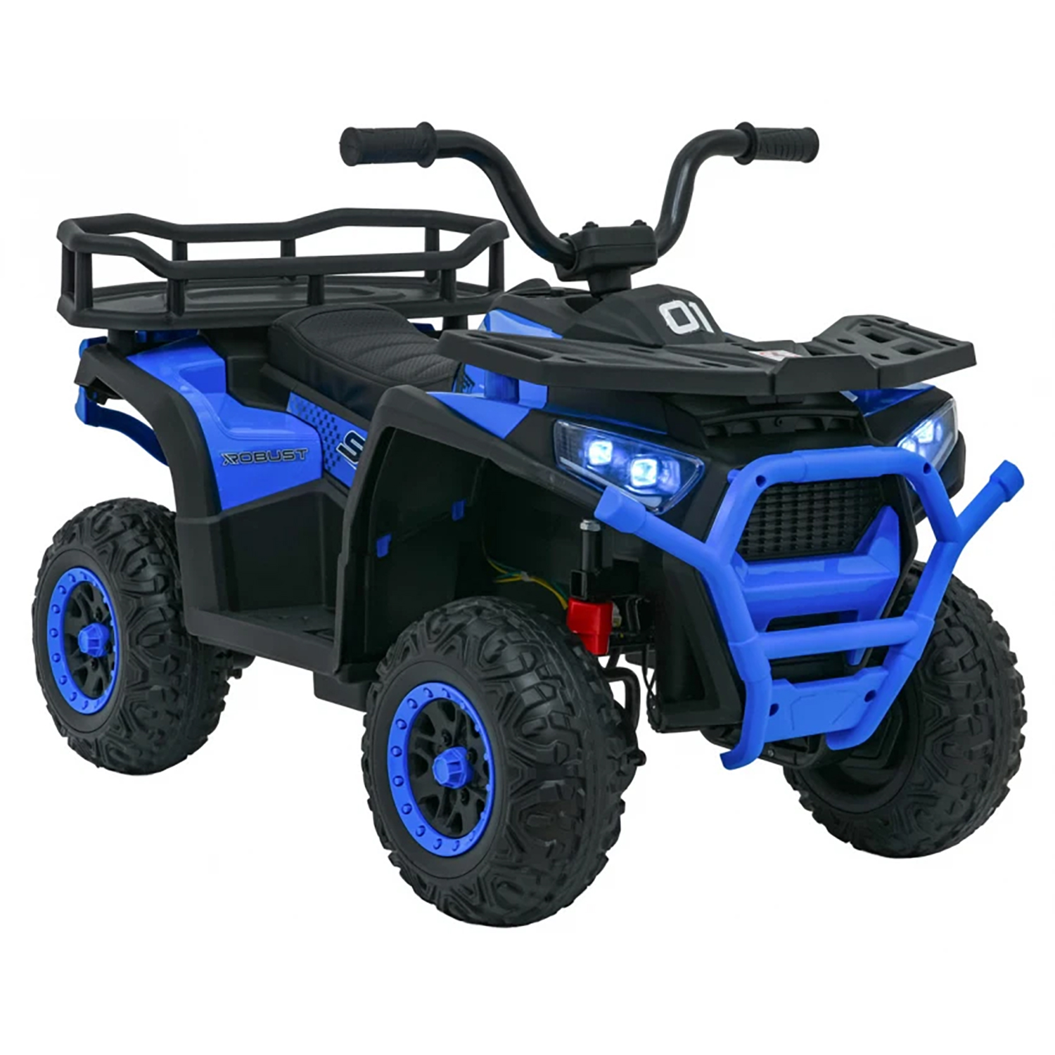 Детский электромобиль квадроцикл X-Robust (синий, 24V, 4WD, пульт, EVA) - XMX651-24V-4WD-BLUE
