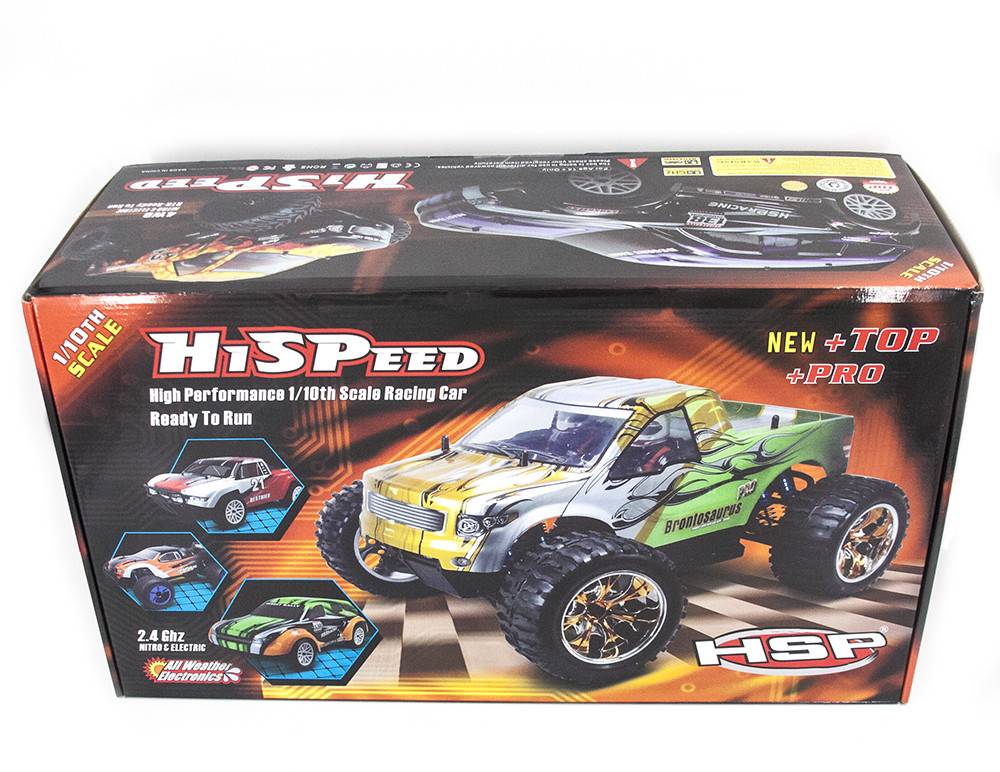 Радиоуправляемый монстр 1/10 Brontosaurus TOP Li-Po RTF - 94111TOP-AA-RED