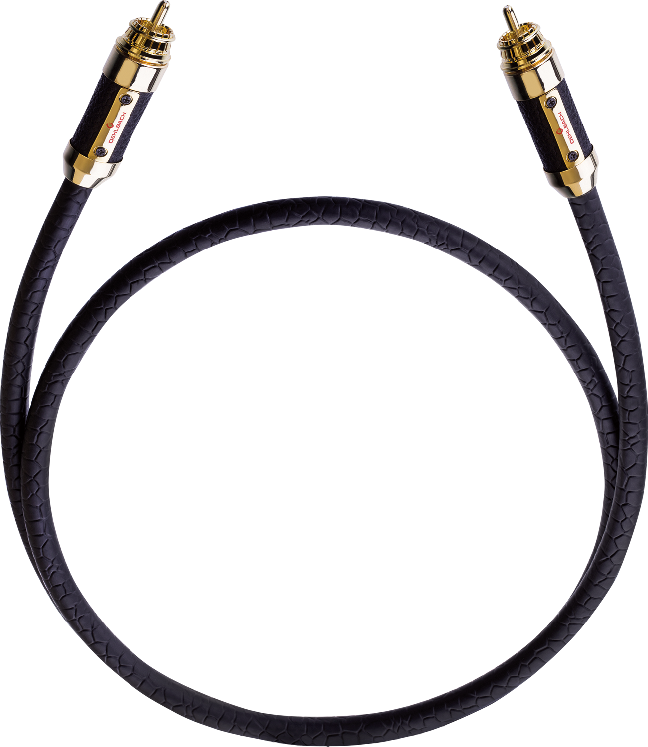 Oehlbach STATE OF THE ART XXL Black Connection Cable RCA 1m gold High-End цифровой кабель D1C13826