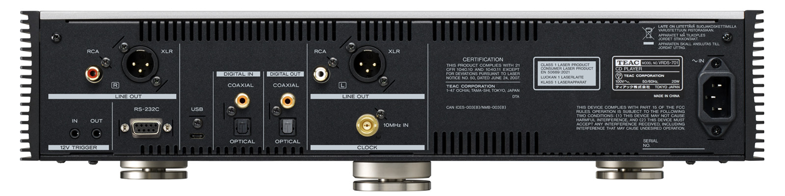 TEAC VRDS-701 Silver - CD проигрыватель