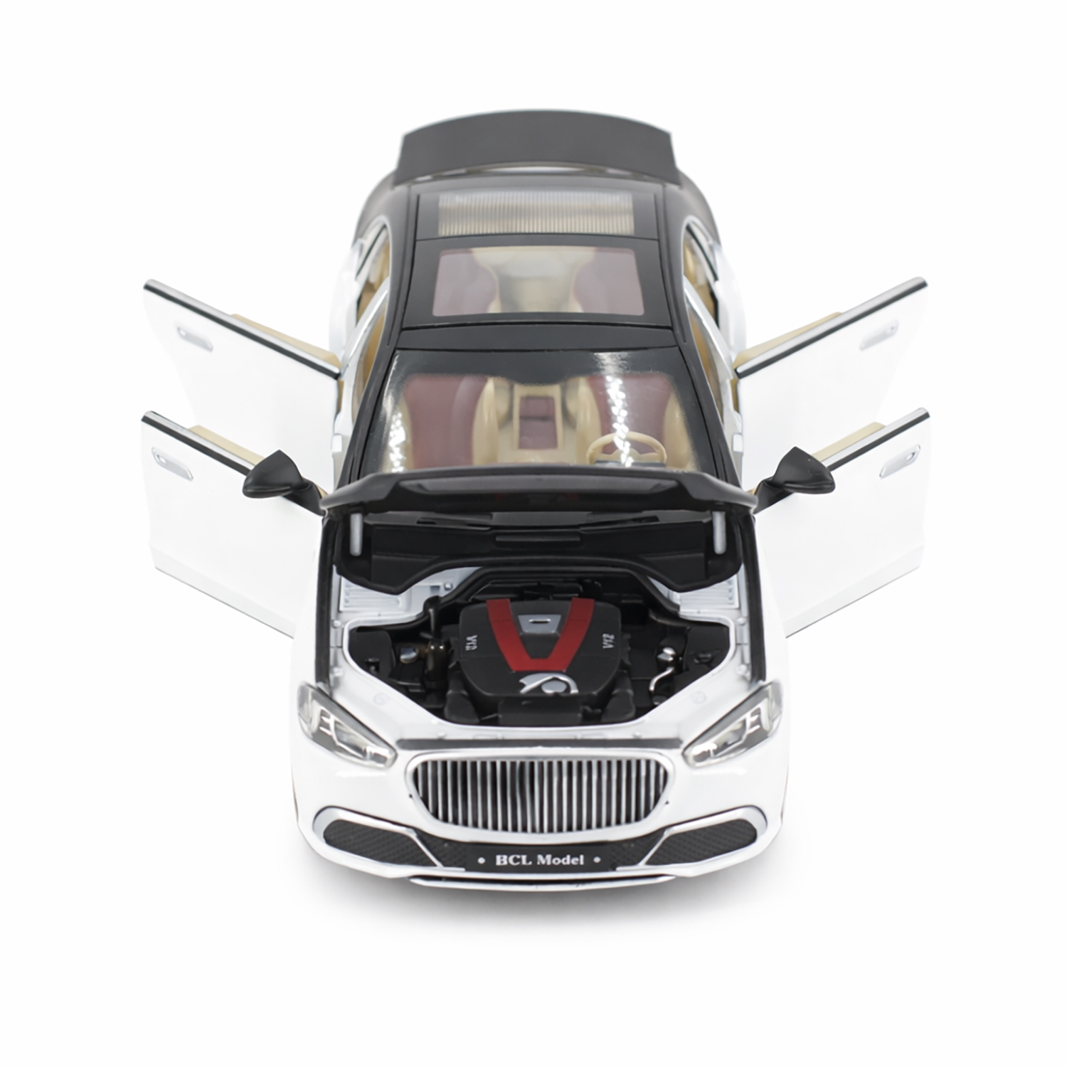 Радиоуправляемая металлическая машина Mercedes S600 1:22 - HCL-3813-WHITE
