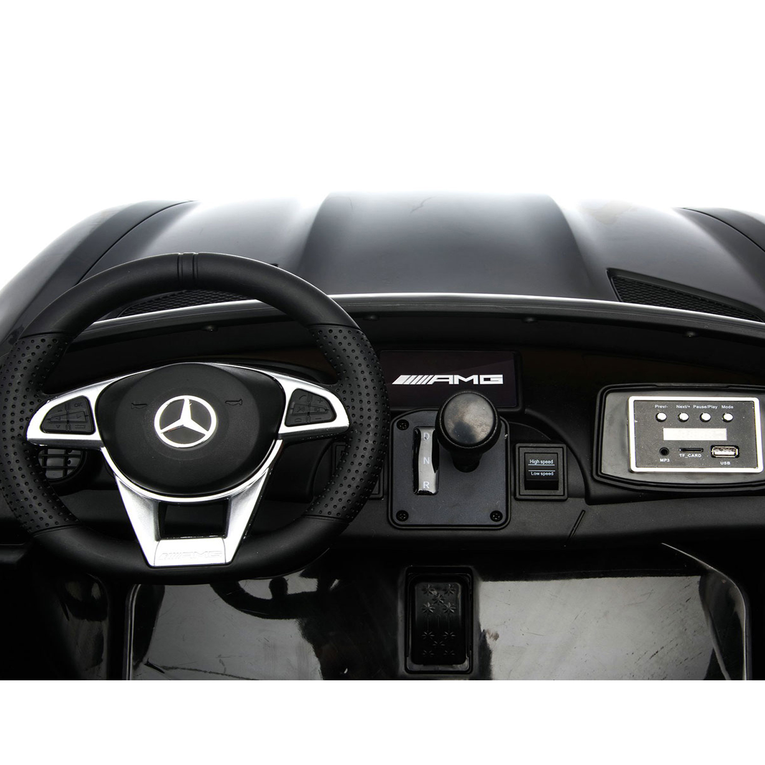 Электромобиль Mercedes-Benz GT R (черный, 4WD, 12V) - HL289-BLACK