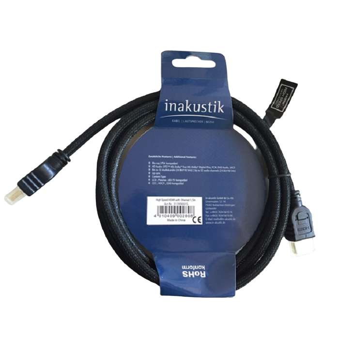 Inakustik Blue HDMI 1.5 m  кабель HDMI