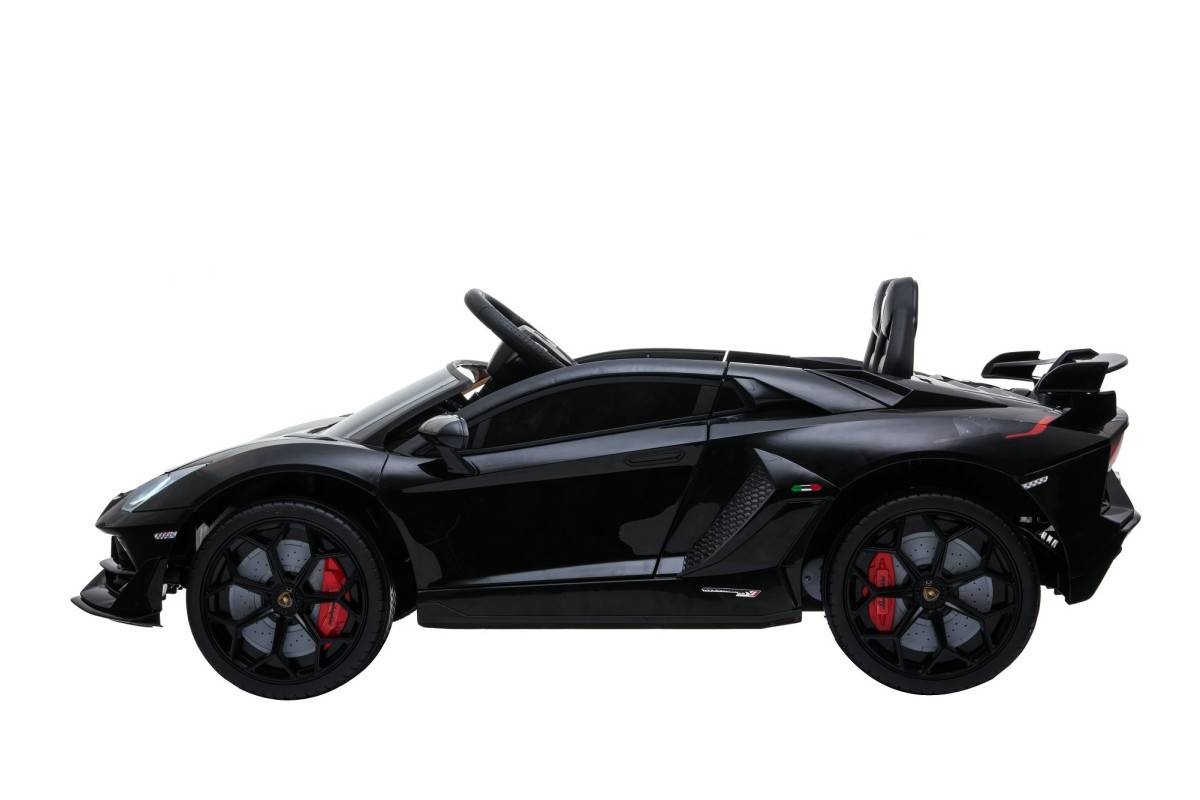 Детский электромобиль Lamborghini SVJ (черный, 12V) - HL328