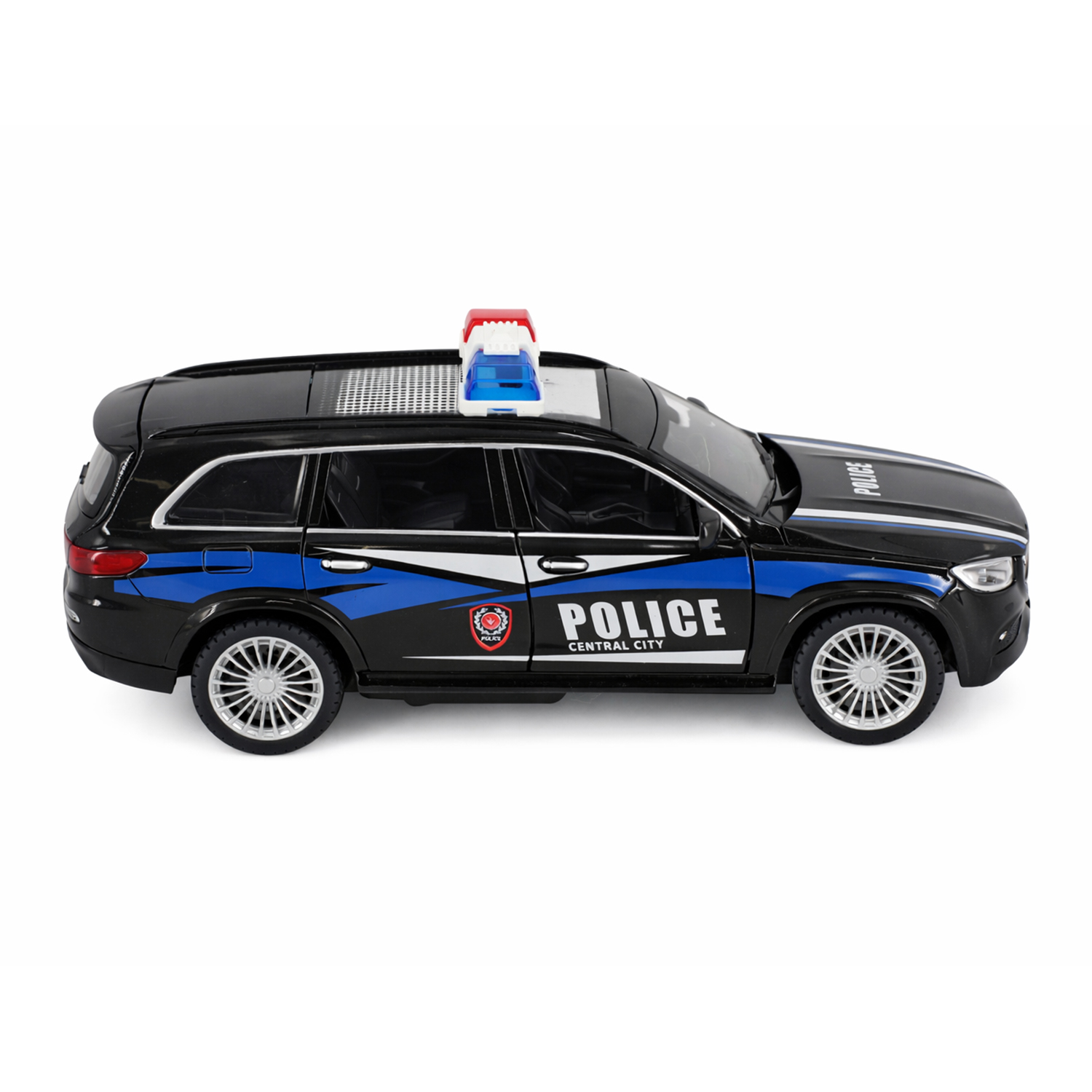 Радиоуправляемая металлическая полицейская машина Maybach GLS 1:22 - HCL-3605-BLACK