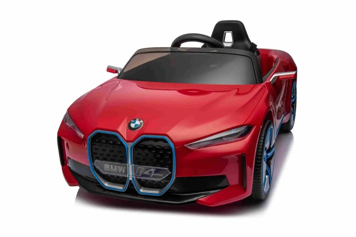 Детский электромобиль BMW I4 (полный привод, 12V) - JE1009-RED