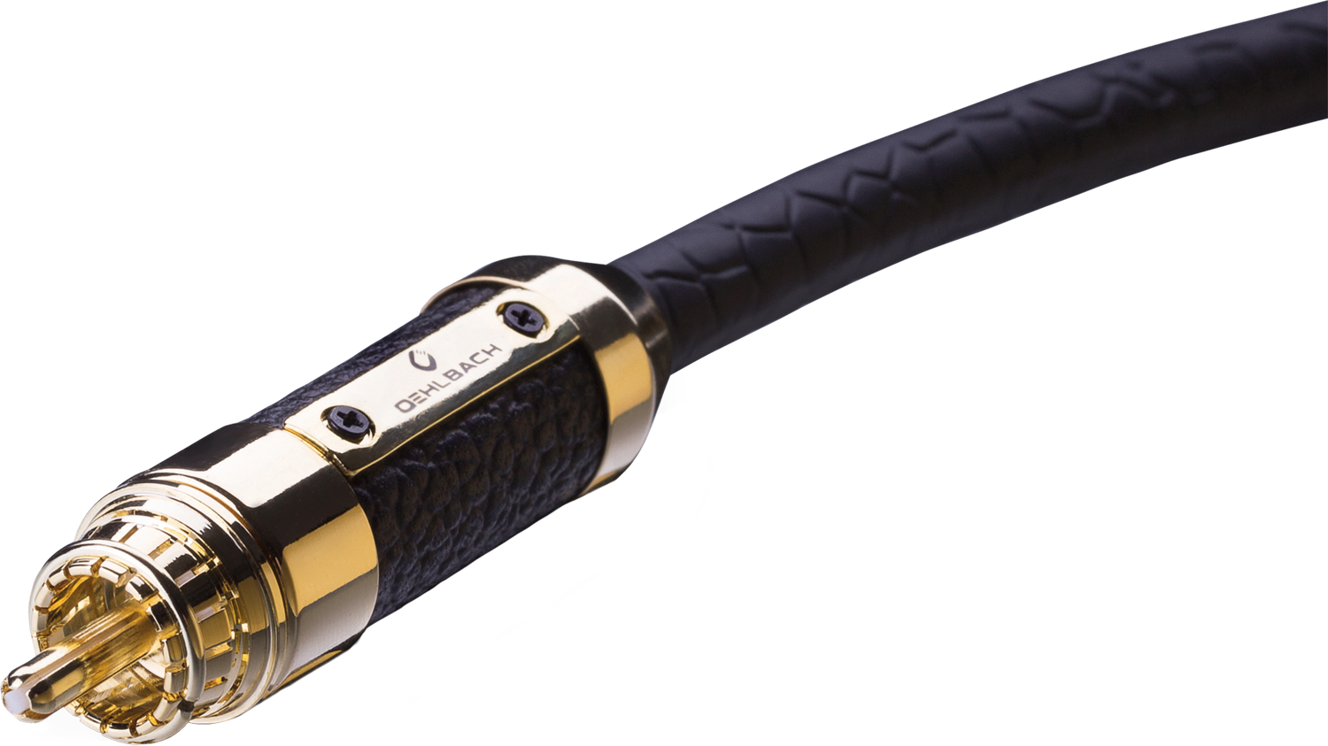 Oehlbach STATE OF THE ART XXL Black Connection Cable RCA 1m gold High-End цифровой кабель D1C13826