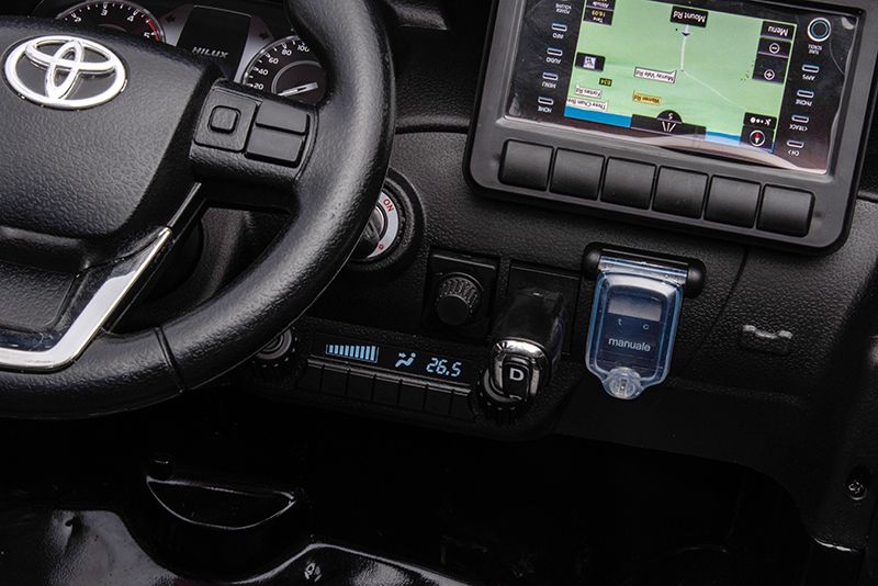 Электромобиль Toyota Hilux Police 4WD 12V - DK-HL860P-WHITE