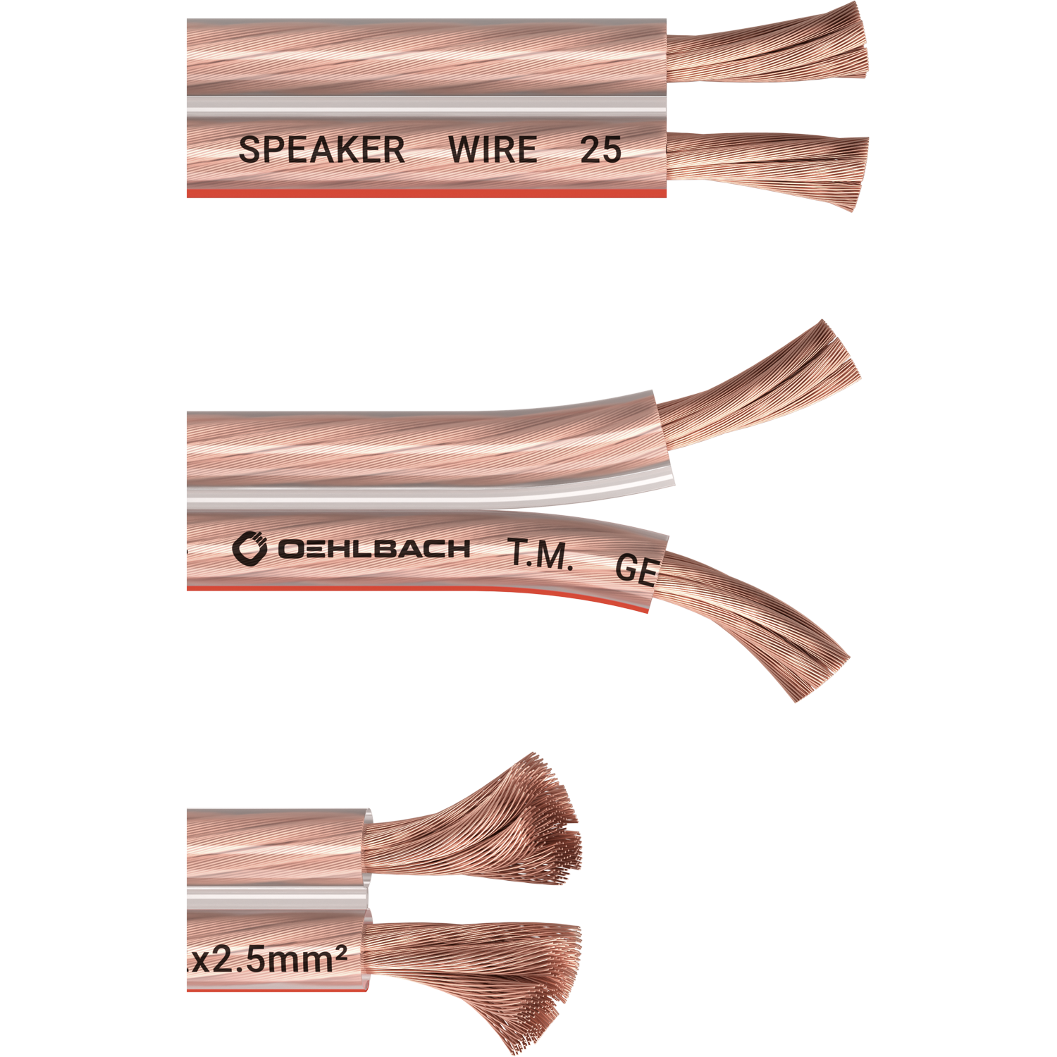 Oehlbach PERFORMANCE Speaker Cable 2x2,5mm2 clear 10m spool Акустический кабель D1C102