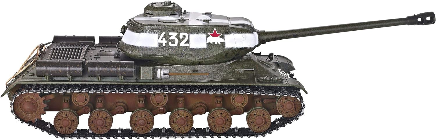 Радиоуправляемый танк Taigen ИС-2 модель 1944 СССР 1:16 (зеленый, звук, дым V3) - AS3928-B-GREEN