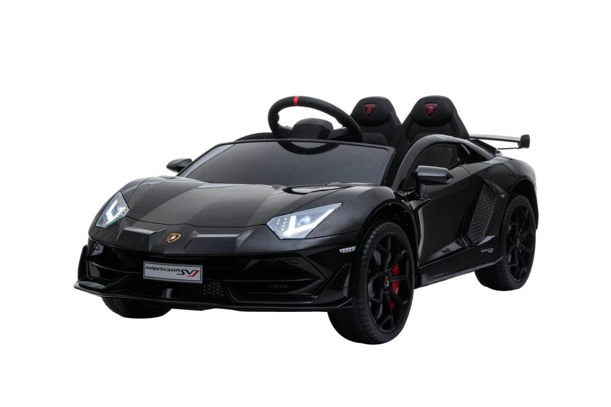 Детский электромобиль Lamborghini SVJ (черный, 12V) - HL328