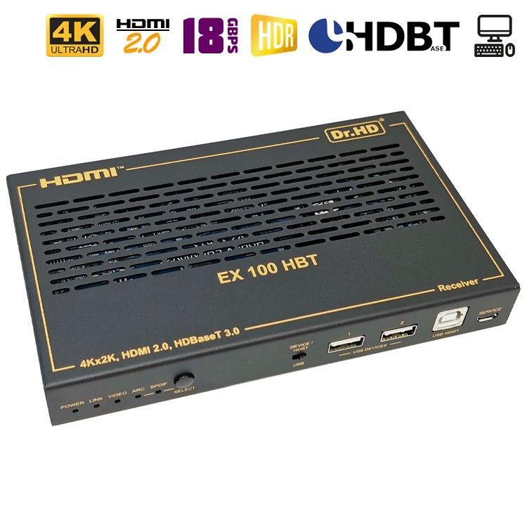 HDMI 2.0 удлинитель по UTP + KVM - Dr.HD EX 100 HBT