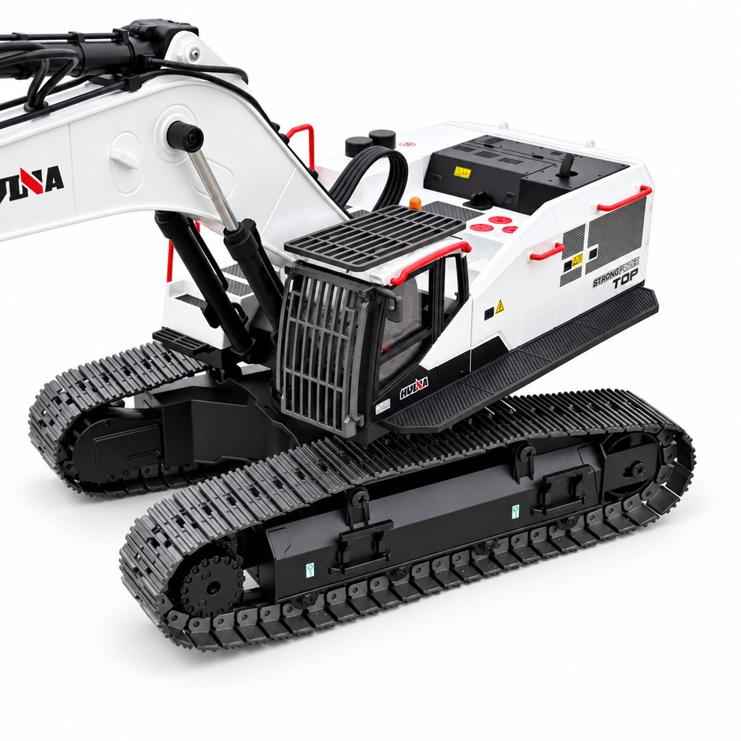 Радиоуправляемый экскаватор белый HUI NA TOYS масштаб 1:14 2.4G - HN1594-WHITE