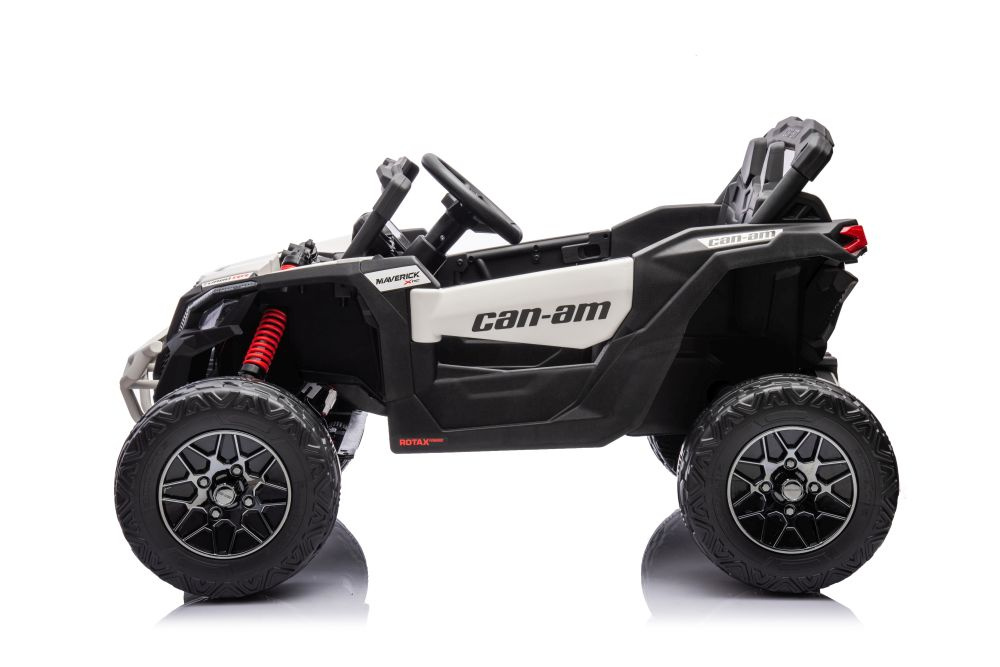 Детский электромобиль Багги Can-Am Maverick (24V, полный привод, белый) - DK-CA003-WHITE