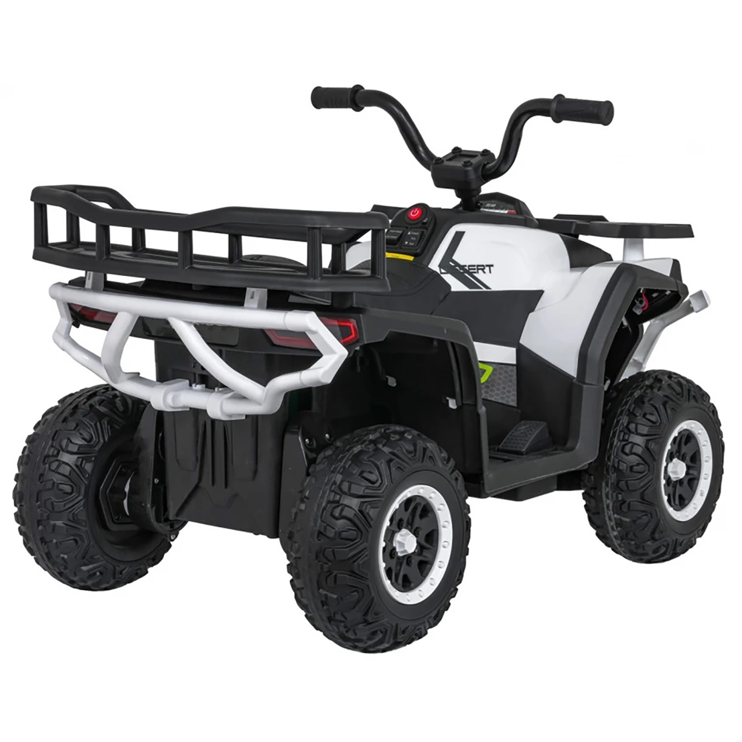 Детский электромобиль квадроцикл X-Robust (белый, 24V, 4WD, пульт, EVA) - XMX651-24V-4WD-WHITE