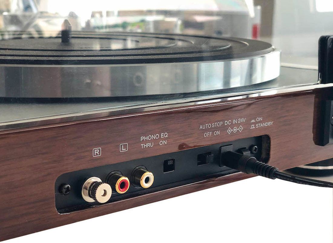 Thorens TD-402DD TP72 AT VM95E highgloss walnut виниловый проигрыватель
