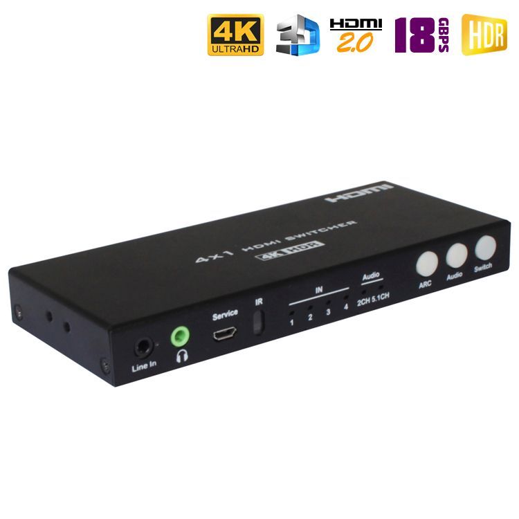 HDMI 2.0 переключатель 4x1 / Dr.HD SW 417 SLA