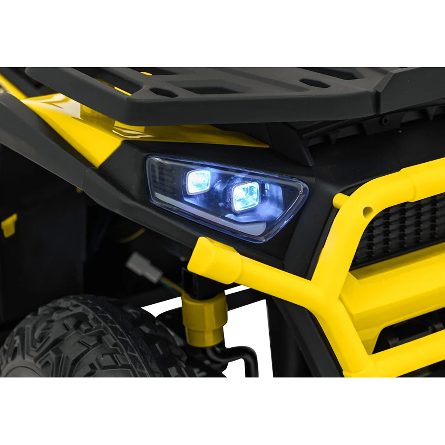 Детский электромобиль квадроцикл X-Robust (желтый, 24V, 4WD, пульт, EVA) - XMX651-24V-4WD-YELLOW