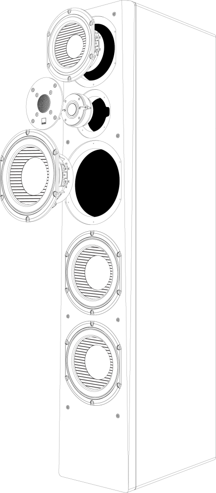 SVS Prime Pinnacle black ash напольная акустическая система