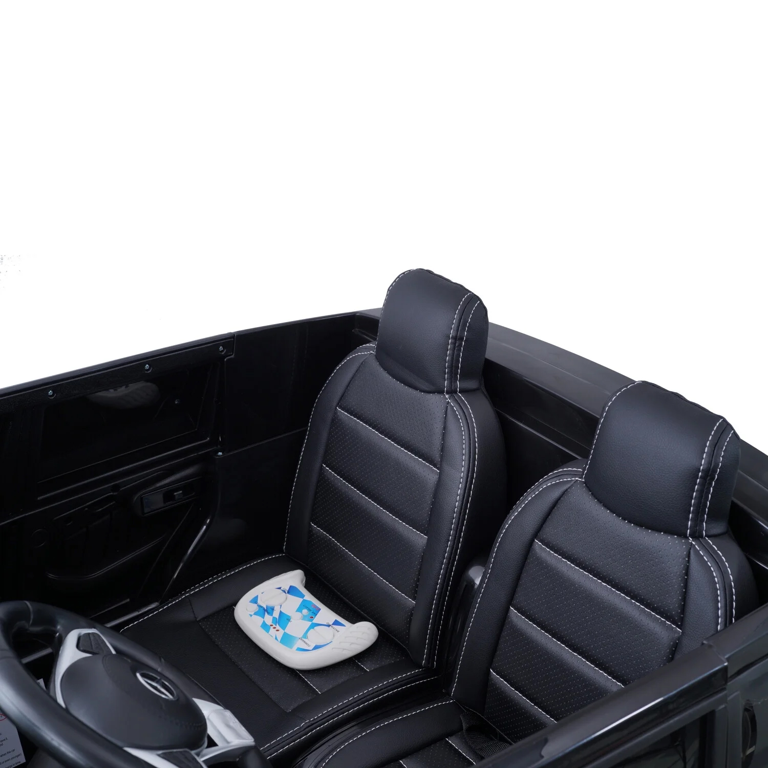 Электромобиль Mercedes Benz GLS63 (черный лак, 4WD, 12V) - HL228