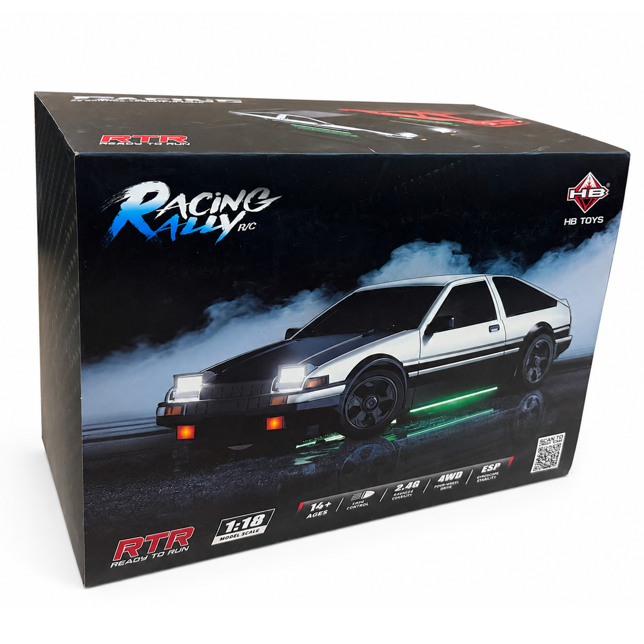 Радиоуправляемая дрифт машина с гироскопом Toyota AE86 1:18 - HB-RP1808