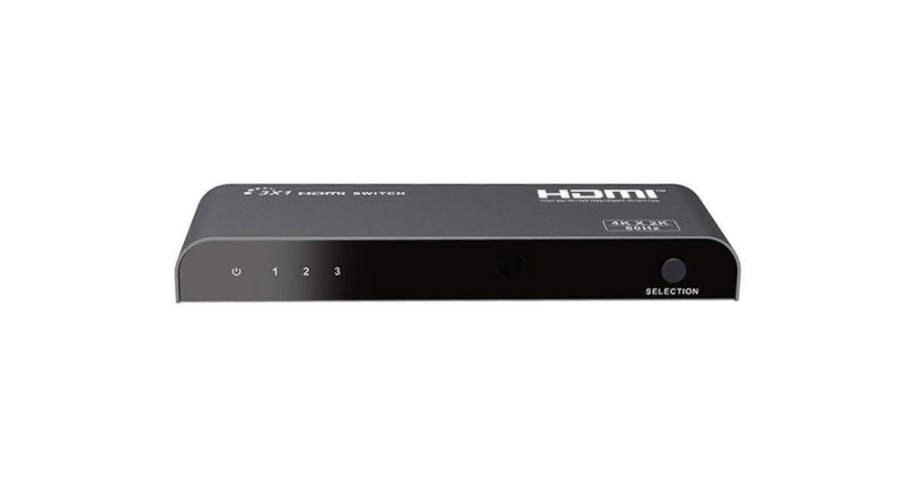Lenkeng LKV301 V2.0 HDMI switcher 3x1 4Kx2K с RS232