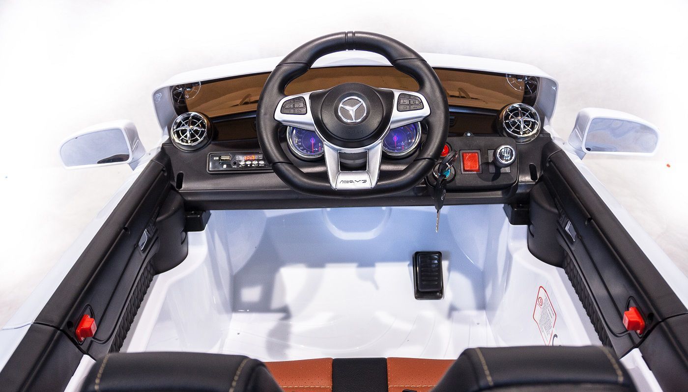 Детский электромобиль Mercedes-Benz SL65 White 12V 2.4G - XMX602-W