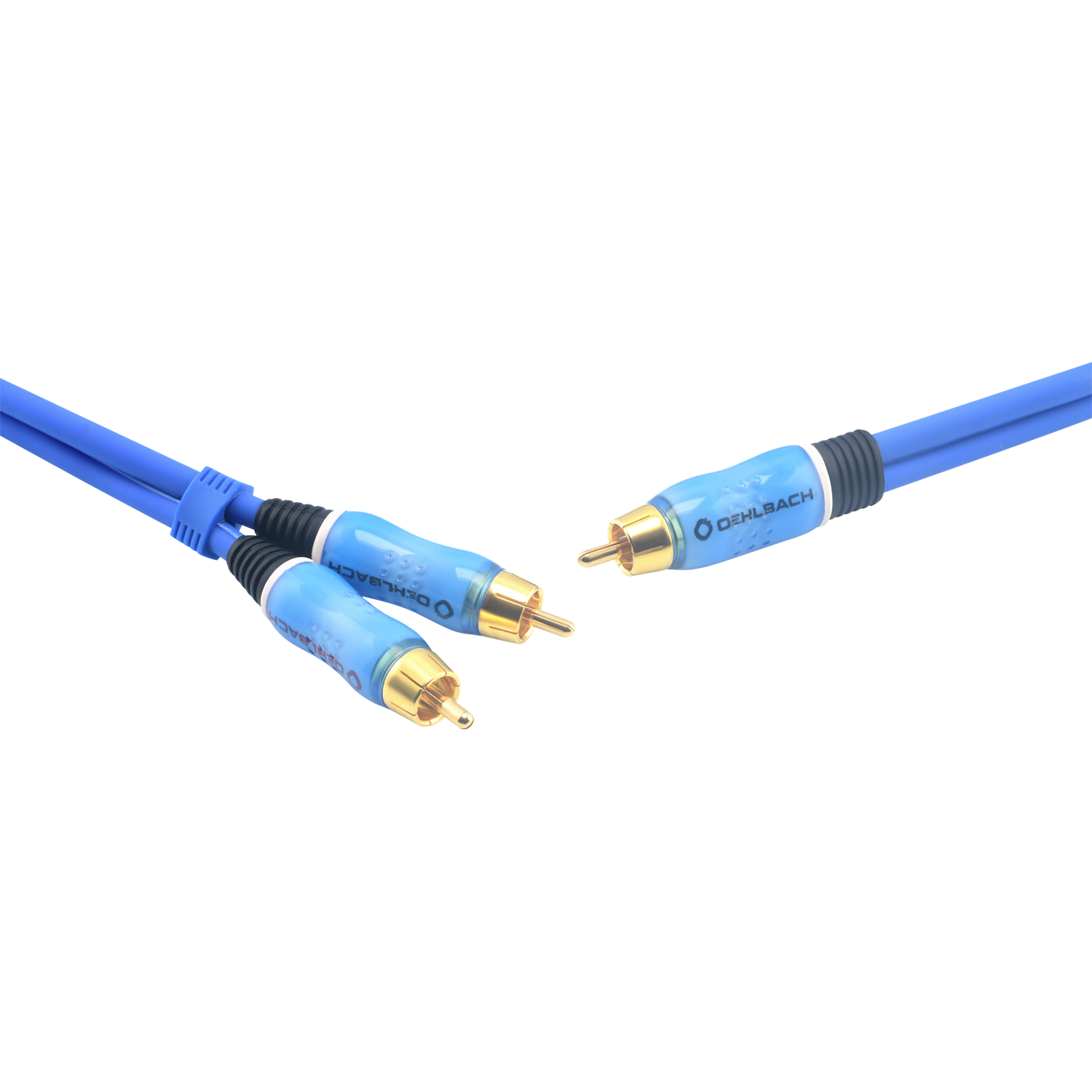 Oehlbach PERFORMANCE BOOOM! Y-Adapter cable 2m blue Сабвуферный кабель D1C22702